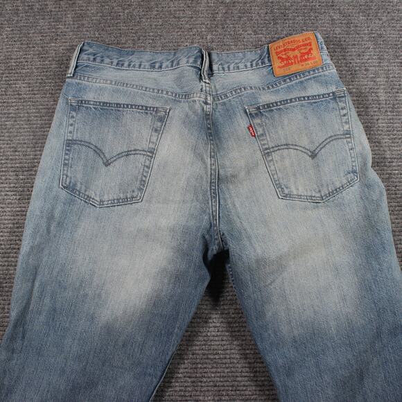 Levi’s 514 Men’s Jeans 36x30 Light Wash Straight Fit 100% Cotton - Picture 5 of 10